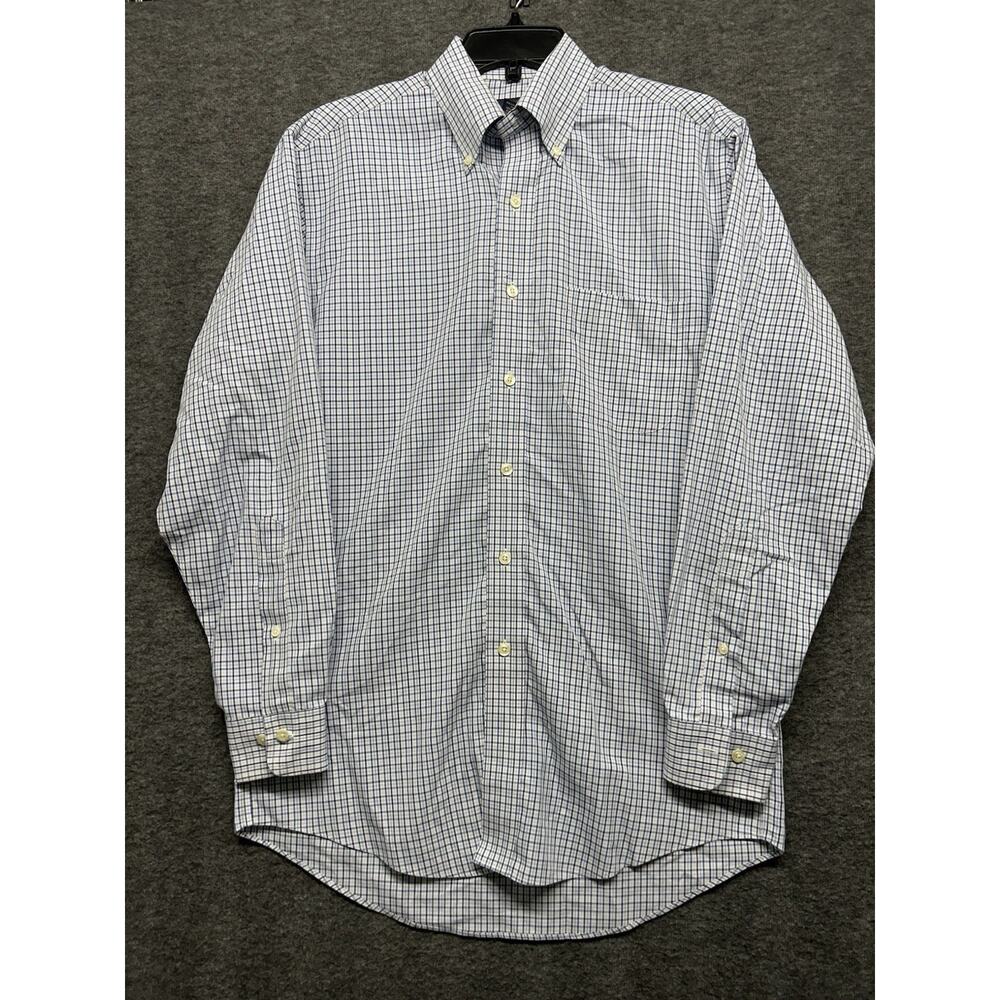 Brooks Brothers 346 Men Plaid Button-Down Long Sleeve Shirt Multicolor‎ S Small